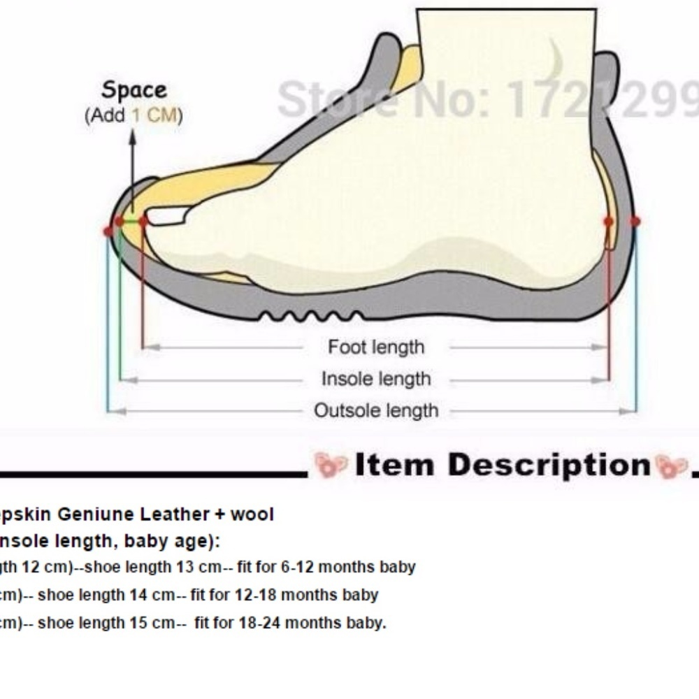 Baby boy girl’s sheepskin boot size 1 - Picture 2 of 7